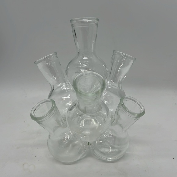 Plant Propagation Station Clear Glass Bud Vases Cluster 7 Pods - Picture 5 of 6